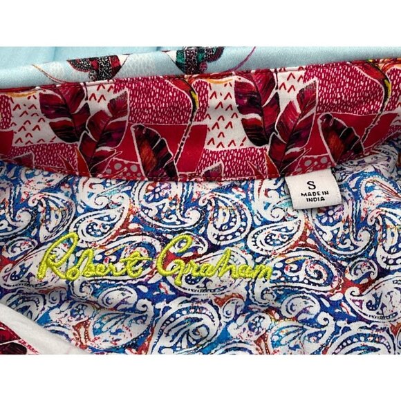 Robert Graham Priscilla Long Sleeve Button Front Tropical Fish Shirt NWT Small - Picture 6 of 12